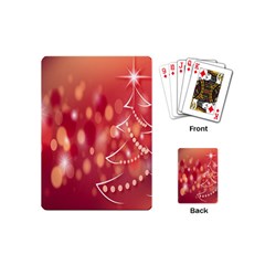 Christmas-tree-a 002 Playing Cards Single Design (mini) by nate14shop