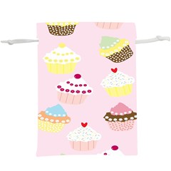 Cupcakes  Lightweight Drawstring Pouch (xl) by nate14shop