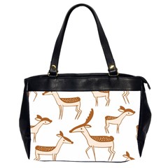 Deer Oversize Office Handbag (2 Sides)