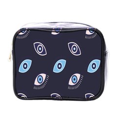 Eyes Mini Toiletries Bag (one Side) by nate14shop