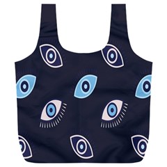 Eyes Full Print Recycle Bag (xxxl) by nate14shop