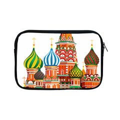 Moscow-kremlin-saint-basils-cathedral-red-square-l-vector-illustration-moscow-building Apple Ipad Mini Zipper Cases by Jancukart