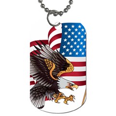 American-eagle- Clip-art Dog Tag (one Side)