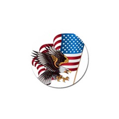 American-eagle- Clip-art Golf Ball Marker by Jancukart