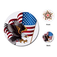 American-eagle- Clip-art Playing Cards Single Design (round)