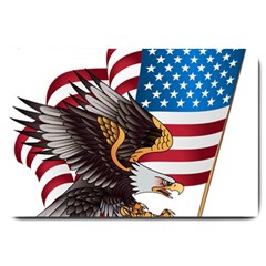 American-eagle- Clip-art Large Doormat 