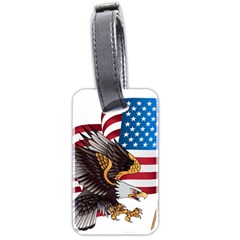 American-eagle- Clip-art Luggage Tag (two Sides) by Jancukart