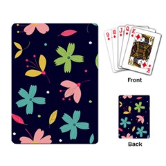 Colorful Floral Playing Cards Single Design (rectangle) by hanggaravicky2