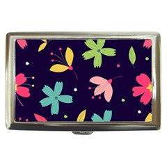Colorful Floral Cigarette Money Case by hanggaravicky2