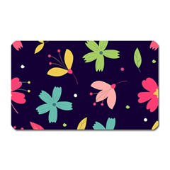 Colorful Floral Magnet (rectangular)