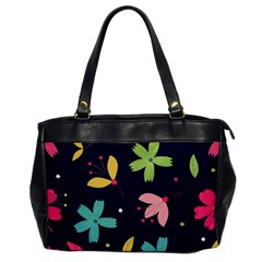 Colorful Floral Oversize Office Handbag by hanggaravicky2