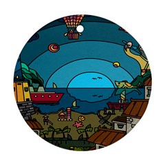 Artwork Art Kids Ornament (Round)