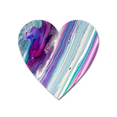 Color Acrylic Paint Art Heart Magnet by artworkshop