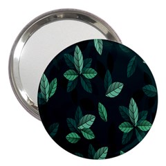 Plant Leaves 3  Handbag Mirrors by artworkshop