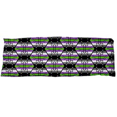 Hackers Town Void Mantis Hexagon Agender Nine 9 Stripe Pride Flag Body Pillow Case (Dakimakura)