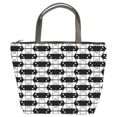 Hackers Town Void Mantis Hexagon Agender Rumpus Parable Pride Flag Bucket Bag by WetdryvacsLair