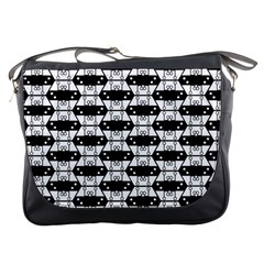 Hackers Town Void Mantis Hexagon Agender Rumpus Parable Pride Flag Messenger Bag by WetdryvacsLair