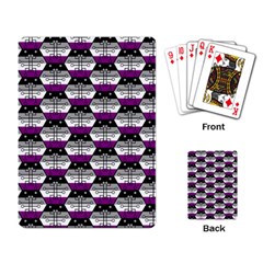 Hackers Town Void Mantis Hexagon Asexual Ace Pride Flag Playing Cards Single Design (rectangle)