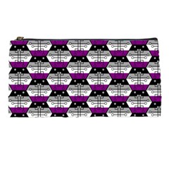 Hackers Town Void Mantis Hexagon Asexual Ace Pride Flag Pencil Case by WetdryvacsLair