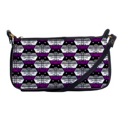 Hackers Town Void Mantis Hexagon Asexual Ace Pride Flag Shoulder Clutch Bag by WetdryvacsLair