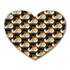 Hackers Town Void Mantis Hexagon Bear Pride Flag Heart Mousepads by WetdryvacsLair