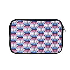 Hackers Town Void Mantis Hexagon Bigender Seven 7 Stripe Pride Flag Apple Macbook Pro 13  Zipper Case by WetdryvacsLair