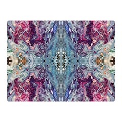 Abstract Arabesque Double Sided Flano Blanket (mini)  by kaleidomarblingart