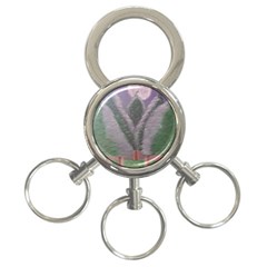 Purple haze  3-Ring Key Chain