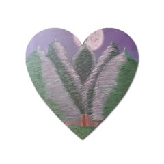 Purple haze  Heart Magnet