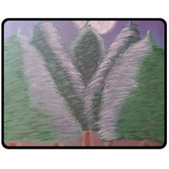 Purple haze  Fleece Blanket (Medium) 