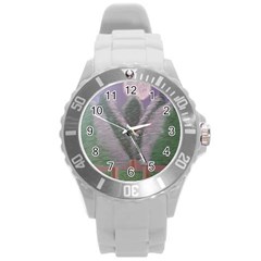 Purple haze  Round Plastic Sport Watch (L)