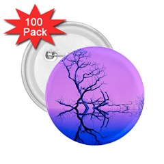 Nature-inspiration-trees-blue 2 25  Buttons (100 Pack) 