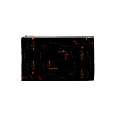 Abstract-animated-ornament-background-fractal-art- Cosmetic Bag (Small)