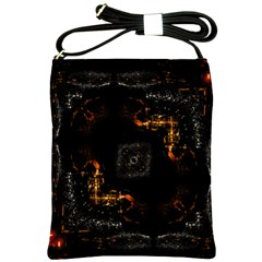 Abstract-animated-ornament-background-fractal-art- Shoulder Sling Bag