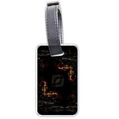 Abstract-animated-ornament-background-fractal-art- Luggage Tag (one side)