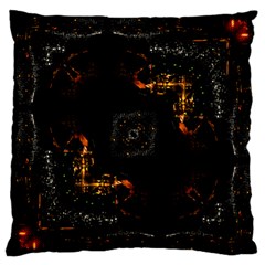 Abstract-animated-ornament-background-fractal-art- Large Cushion Case (One Side)