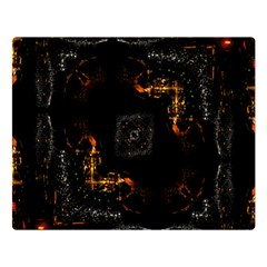 Abstract-animated-ornament-background-fractal-art- Double Sided Flano Blanket (Large) 