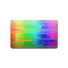 Colors-rainbow-chakras-style Magnet (name Card)