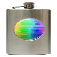 Colors-rainbow-chakras-style Hip Flask (6 Oz) by Jancukart