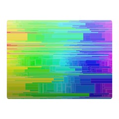 Colors-rainbow-chakras-style Double Sided Flano Blanket (mini)  by Jancukart