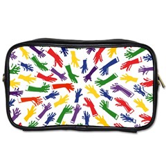 Integration-inclusion-hands-help Toiletries Bag (two Sides) by Jancukart