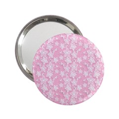 Pink-floral-background 2 25  Handbag Mirrors