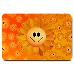 Sun-sunflower-joy-smile-summer Large Doormat 