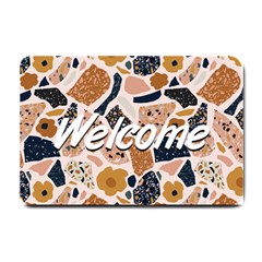 Terrazzo Flooring Art Small Door Mat by flowerland