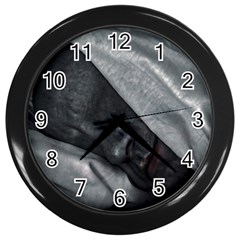 Monster Man Sleeping Wall Clock (black) by dflcprintsclothing