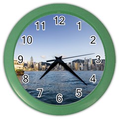 Hk Harbour Color Wall Clock by swimsuitscccc