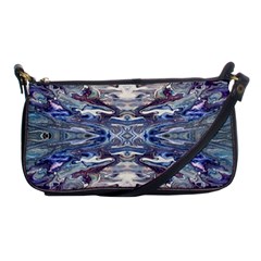 Abstract Pouring Shoulder Clutch Bag