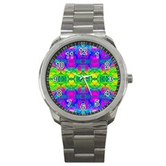 Color Me Happy Sport Metal Watch by Thespacecampers