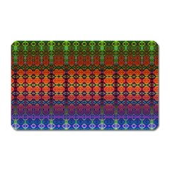 Fractaled Pixels Magnet (rectangular) by Thespacecampers