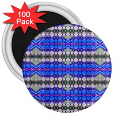 Bluedabadi 3  Magnets (100 Pack) by Thespacecampers